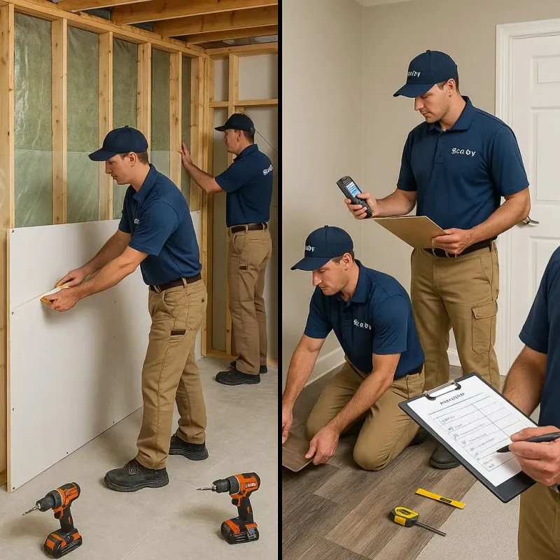 Repairs and Reconstruction process in Marshall, MI