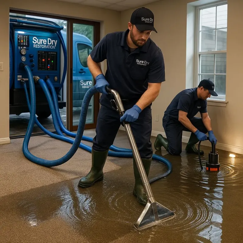 Water Extraction and Removal process in Marshall, MI